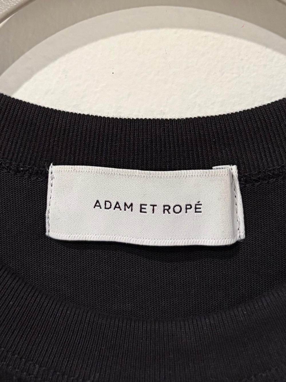 ADAM ET ROPÉ Black Ruched Puff Sleeve Top - Picture 7 of 8